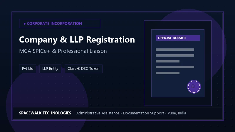 Corporate Governance & Secretarial Support - Spaceewalk Technologies